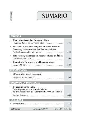 Humanae vitae - Editorial Sal Terrae