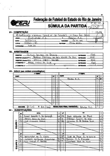 21/04/2013 - Federação de Futebol do Estado do Rio de Janeiro