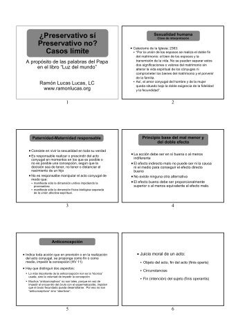 Preservativos y casos limite - Print.pdf - Ramón Lucas Lucas, LC