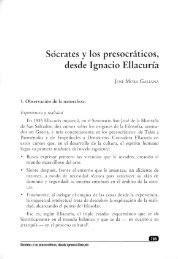 Sócrates y los presocráticos, desde Ignacio Ellacuría