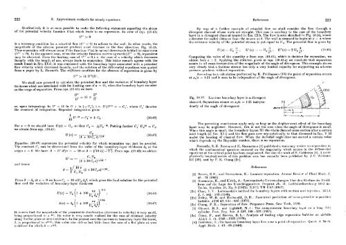 Boundary Lyer Theory