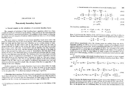 Boundary Lyer Theory