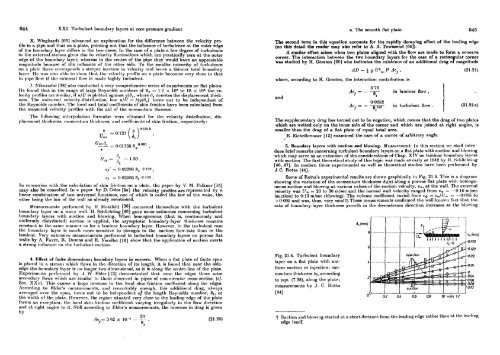 Boundary Lyer Theory