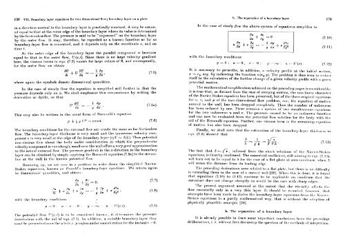 Boundary Lyer Theory