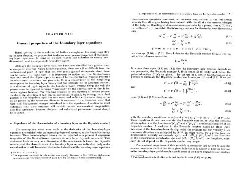 Boundary Lyer Theory