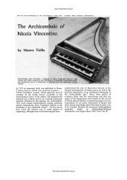 The Archicembalo of Nicola Vincentino - British Harpsichord Society