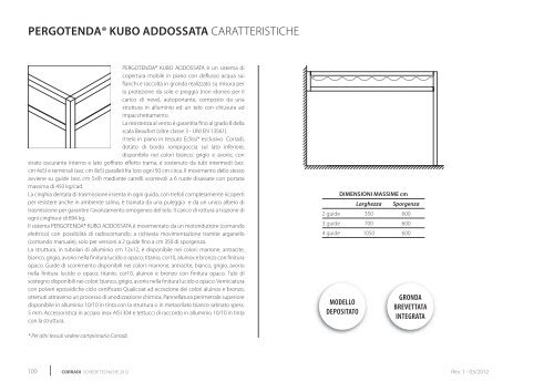 pergotenda® 45 - Corradi