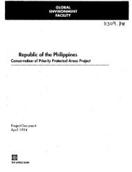 Republic of the Philippines - Global Environment Facility