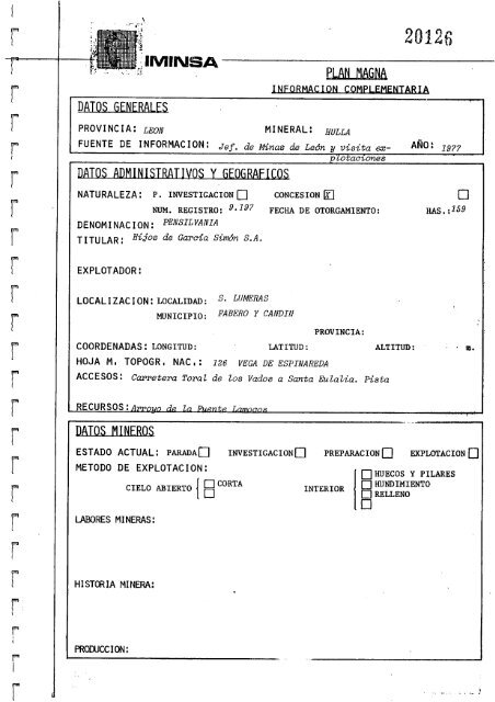 Geologia Economica - Mineria - Canteras