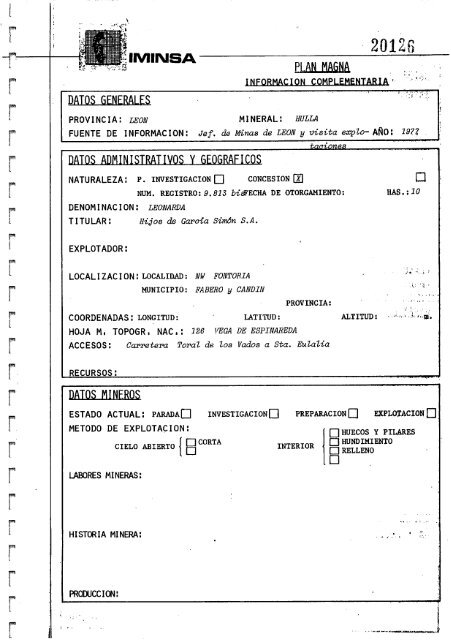 Geologia Economica - Mineria - Canteras