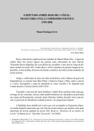O deputado Andrés Rojo del Cañizal - revista eumesa de estudios