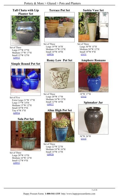 POTTERY & MORE CATALOG February 24 2010 - Happy Possum ...