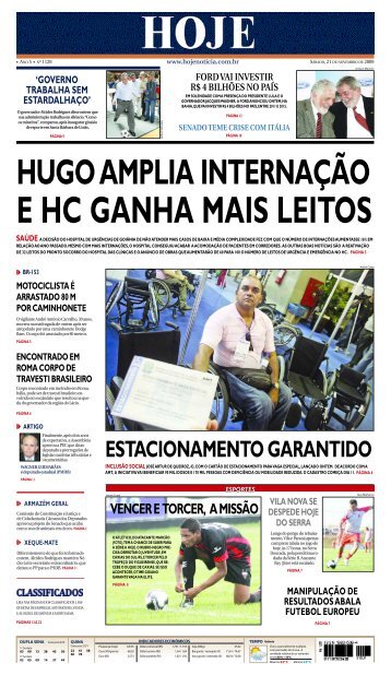 hugo amplia internação e hc ganha mais leitos ... - Jornal O Hoje