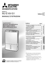 Visualizza il file - Climatizzazione - Mitsubishi Electric