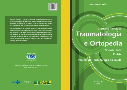 Glossário Temático : Traumatologia e Ortopedia - BVS Ministério da ...