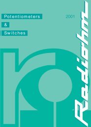 Potentiometers & Switches 2001