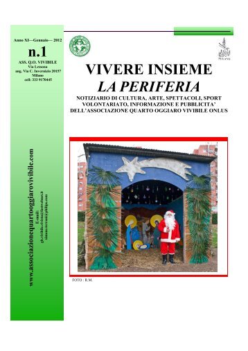 Scarica la Rivista in pdf - Associazione Quarto Oggiaro Vivibile