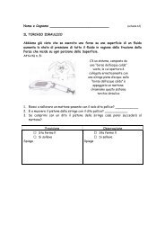 Il torchio idraulico - Dipartimento di Fisica