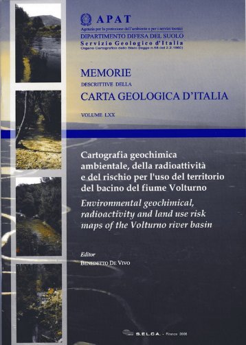 Cartografia geochimica ambientale, della radioattività e del ... - Ispra