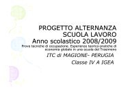 Presentazione Progetto ASL_ITC Magione.pdf - Comune di Magione