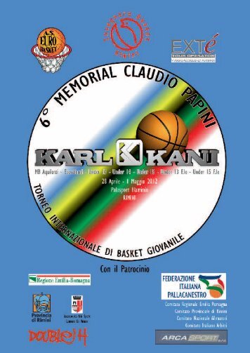 libretto ufficiale torneo - Insegnare Basket