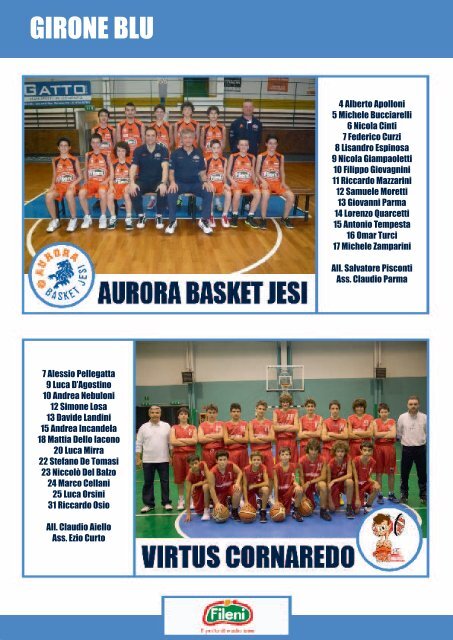 libretto ufficiale torneo - Insegnare Basket