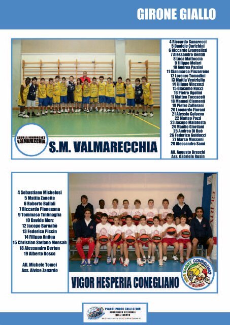 libretto ufficiale torneo - Insegnare Basket