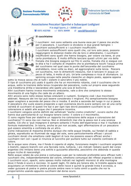 I sistemi classici di pesca - Associazione dei pescatori sportivi e ...