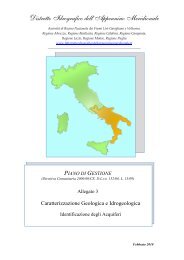 Allegato 3 - Caratterizzazione geologica e idrogeologica - Autorità di ...