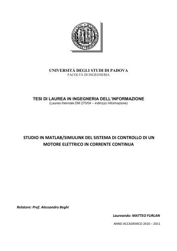 Documento PDF - Università degli Studi di Padova