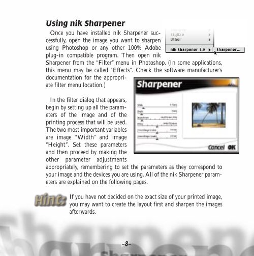 User Guide PDF - Nik Software