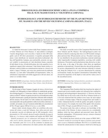 geomorphological evolution - Italian Journal of Engineering Geology ...