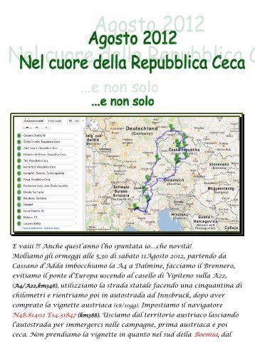 Leggi il resoconto completo - Camper online