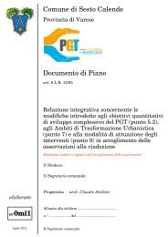 DP 0mi1 Comune di Sesto Calende Documento di Piano