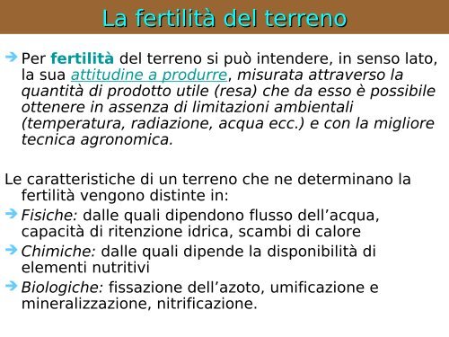 Il terreno e la SO - Associazione Studenti di Agraria IAAS Sassari