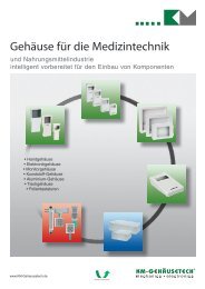 Gehäuse für die Medizintechnik - Richard Wöhr GmbH