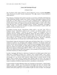 La documentazione relativa al giudeo-bolognese, dialetto ... - Bulgnais