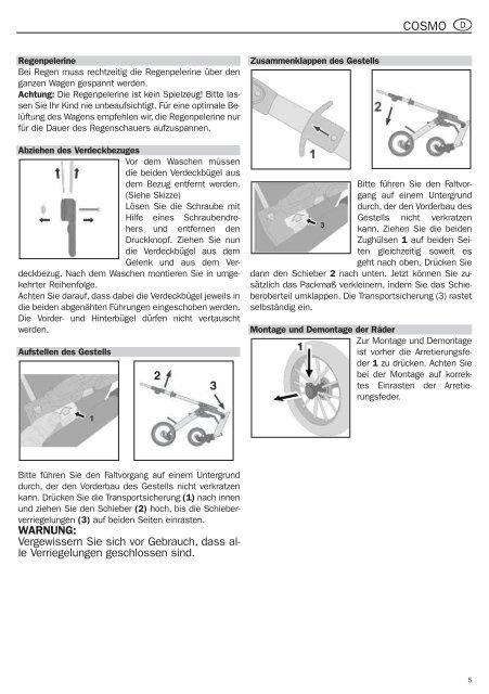 Bedienungsanleitung operating instructions mode d ... - 4mybaby AG