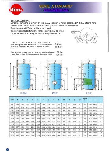 Serbatoio tampone - Caldaia a biomassa