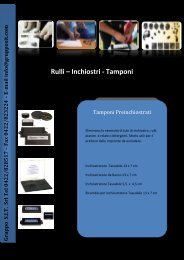 Rulli – Inchiostri - Tamponi - Impronte Digitali