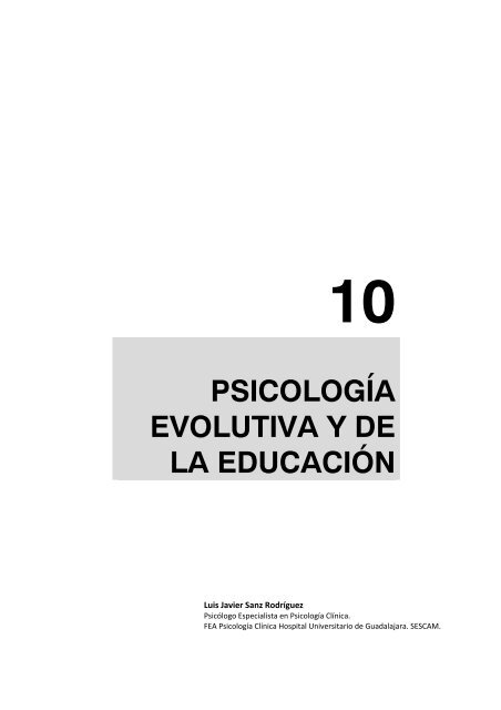 10 psicologia evolutiva y de la educacion pires - Psicología clínica (Luis Javier Sanz Rodríguez) - (Audiolibro Voz Humana)