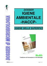 dossier igiene ambientale - Biolife