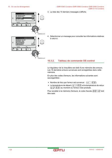 GMR 5045 Condens GMR 5065 Condens GMR 5090 ... - Oertli