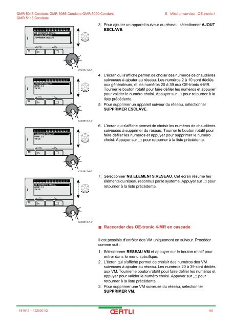 GMR 5045 Condens GMR 5065 Condens GMR 5090 ... - Oertli