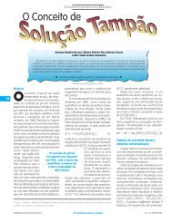 O conceito de solução tampão - QNEsc