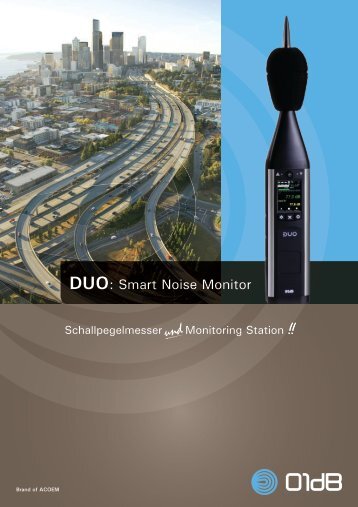 Broschüre DUO Smart Noise Monitor