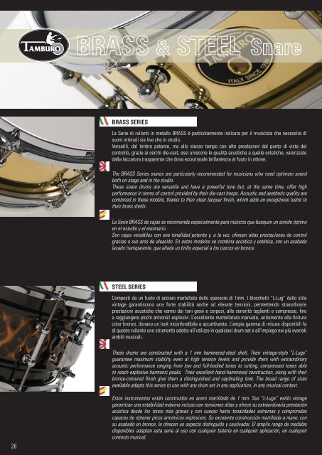 Download Catalogo Tamburo - Tamburo Drums