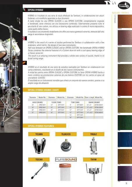 Download Catalogo Tamburo - Tamburo Drums