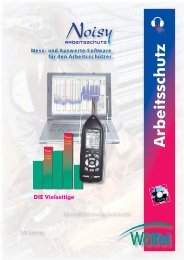 Noisy-Produktinformation - Wölfel Beratende Ingenieure GmbH + Co.