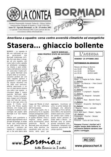 Stasera... ghiaccio bollente - La Contea di Bormio - Valtline